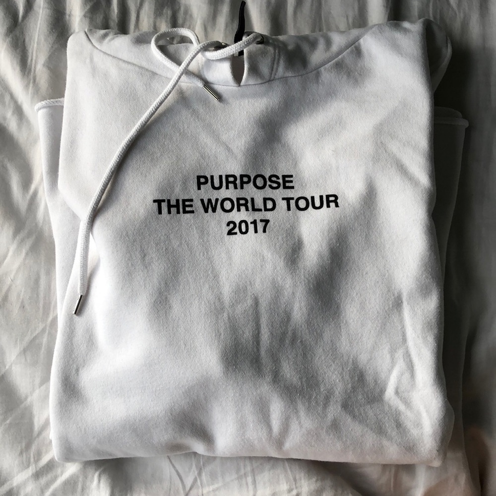 JUSTIN BIEBER PURPOSE WORLD TOUR SWEATSHIRT